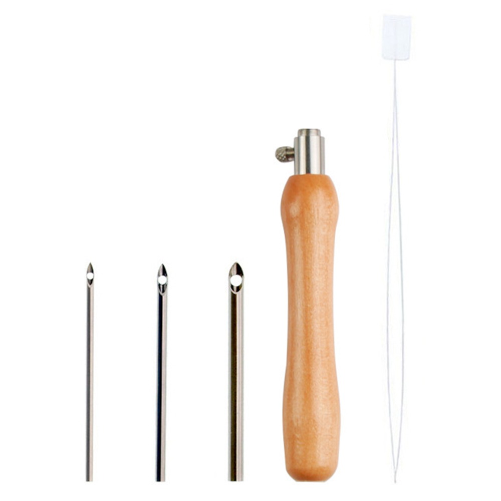 Punch Needle Handle - Conjunto de 5 Agulhas de Punção