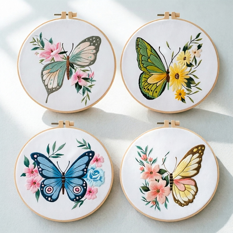 Embroidery Fabric - 1 unidade de kit de bordado