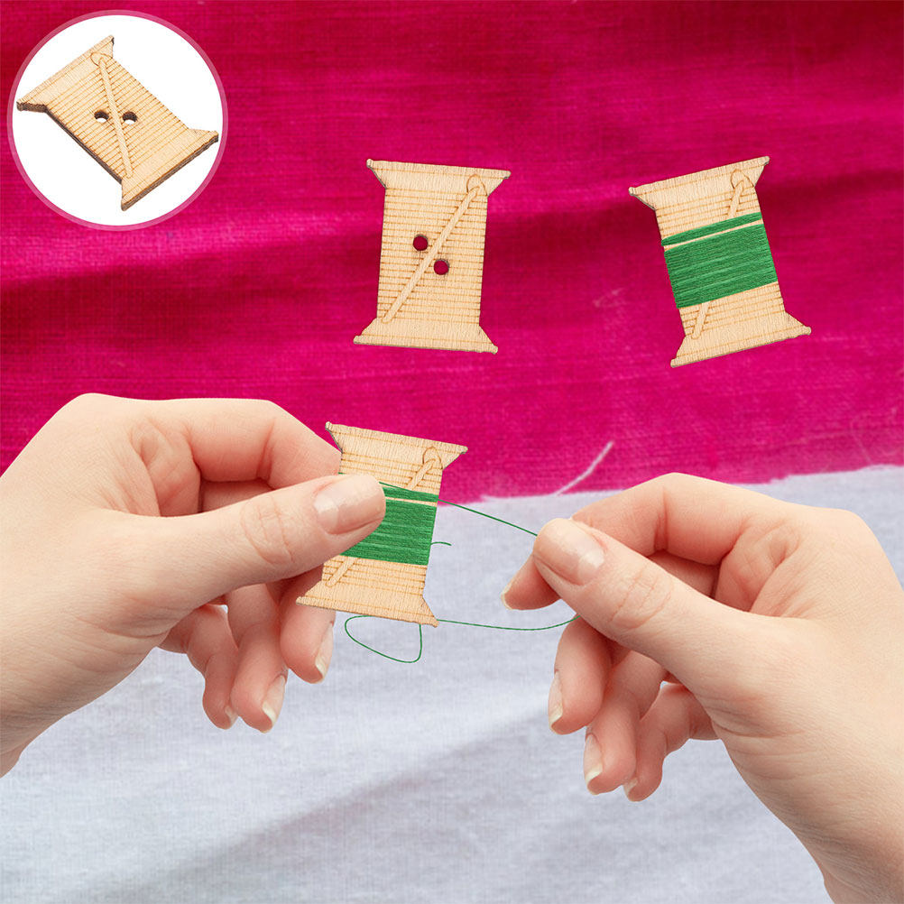 Embroidery Yarn - 100 Peças de Enroladores de Bobinas