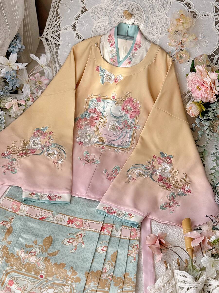 Embroidery Horse - Novo hanfu feminino sistema ming em