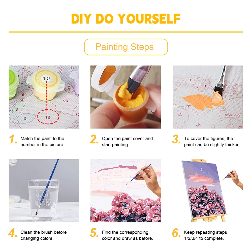 Pintura a Óleo por Números DIY - Embroidery Translate avaliação e preço