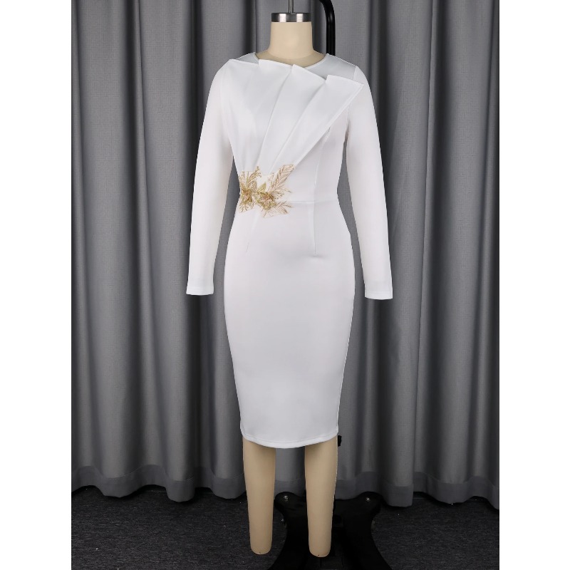 Vestido Elegante Feminino Just - Embroidery Design 3D avaliação e preço