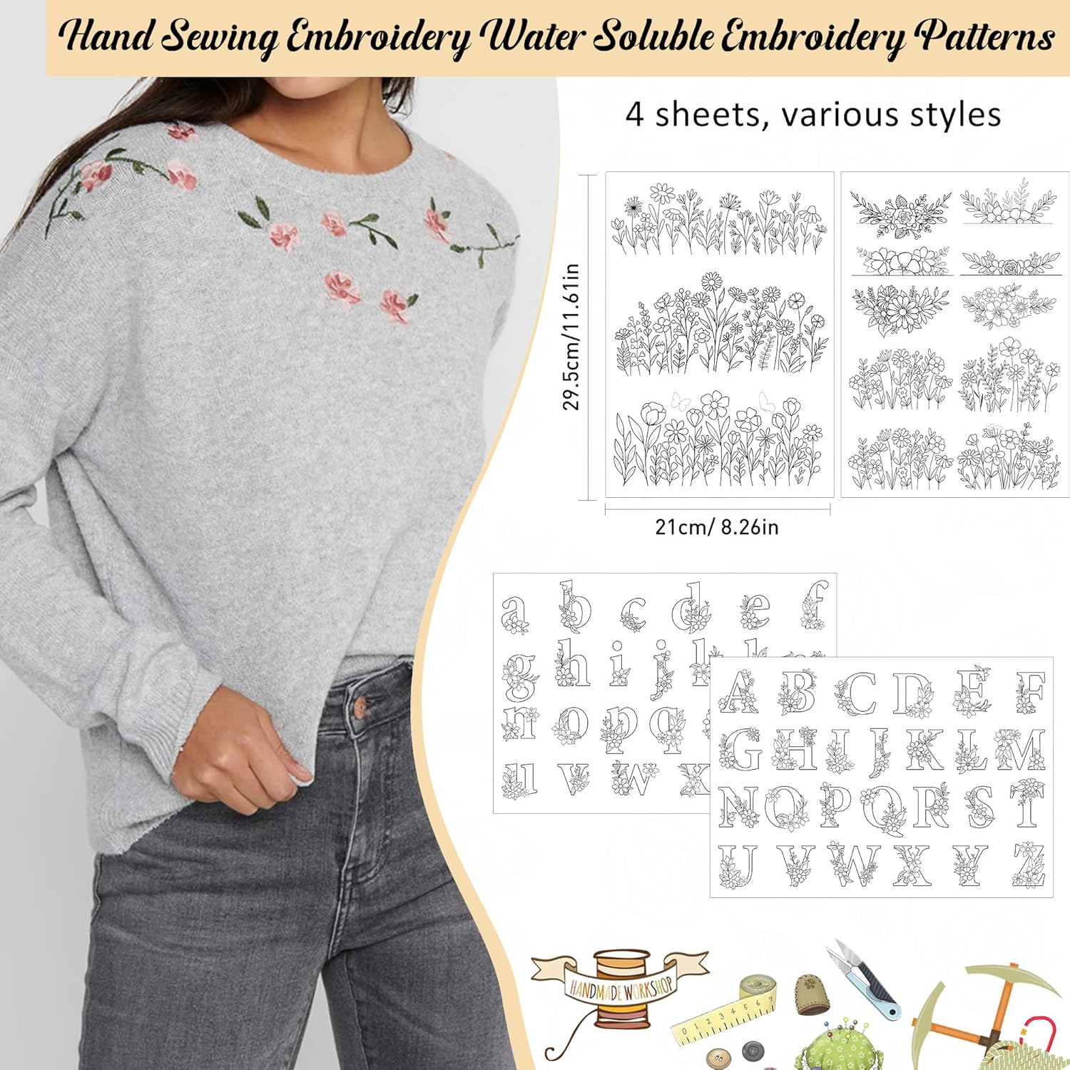 Papel de Transferência Solúvel - Embroidery Meaning avaliação e preço