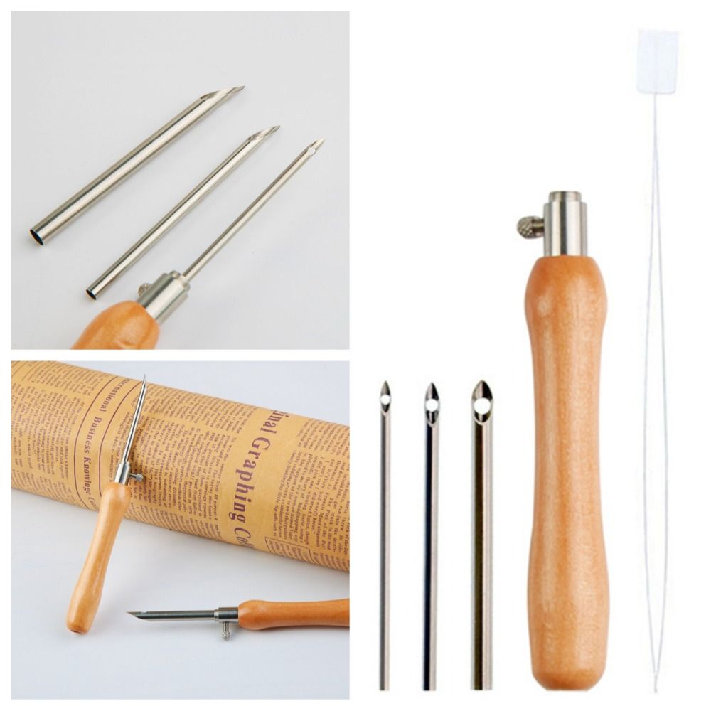 Conjunto de 5 Agulhas de Punçã - Punch Needle Handle avaliação e preço