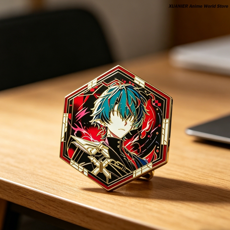 Crachá de Metal Anime Arknight - Embroidery Tulle avaliação e preço