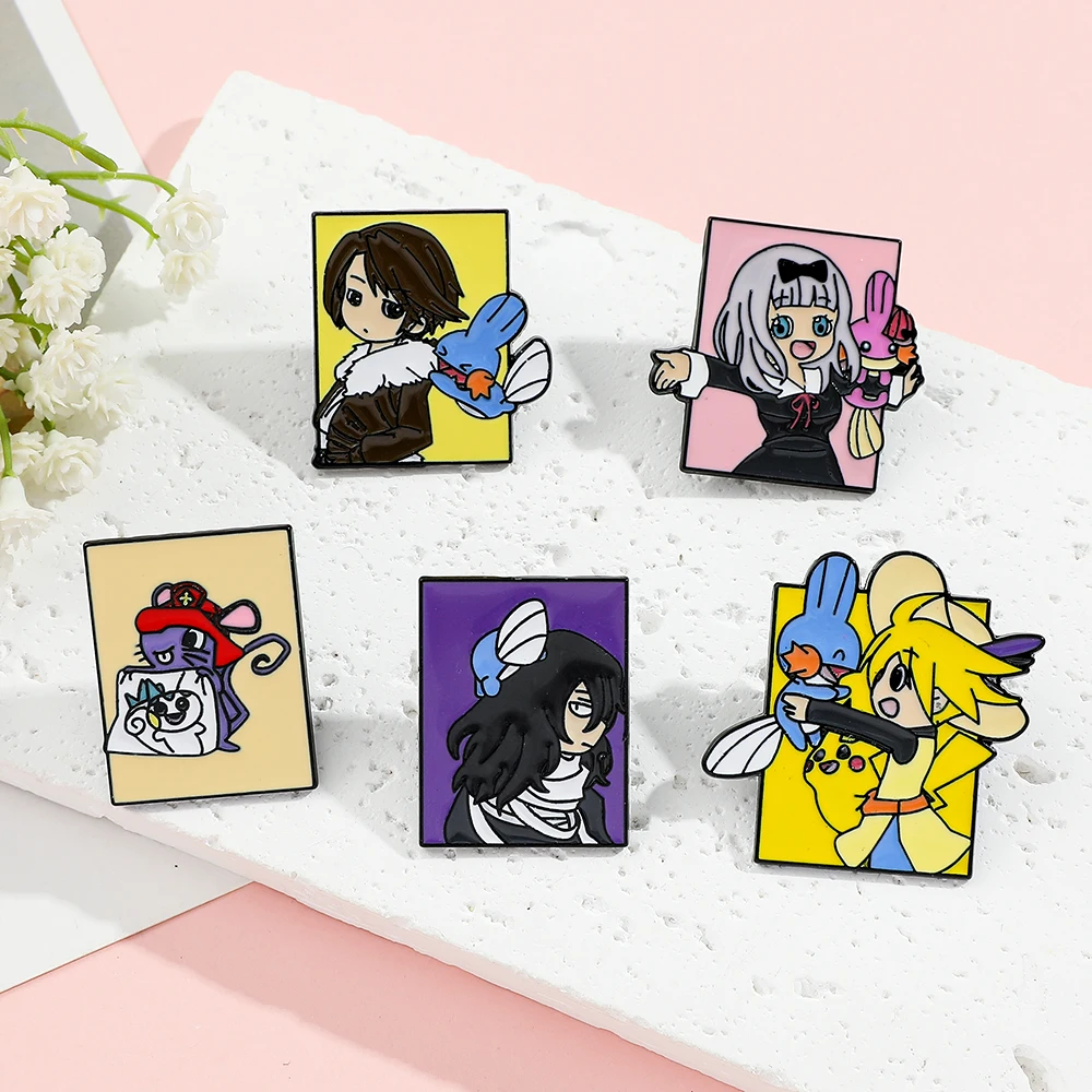 5 Peças de Broches de Personag - Embroidery Tulle avaliação e preço
