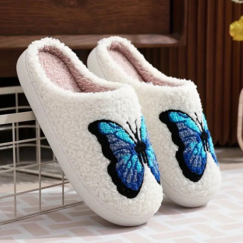 Chinelos de Algodão Fluffy Uni - Embroidery Fabric avaliação e preço