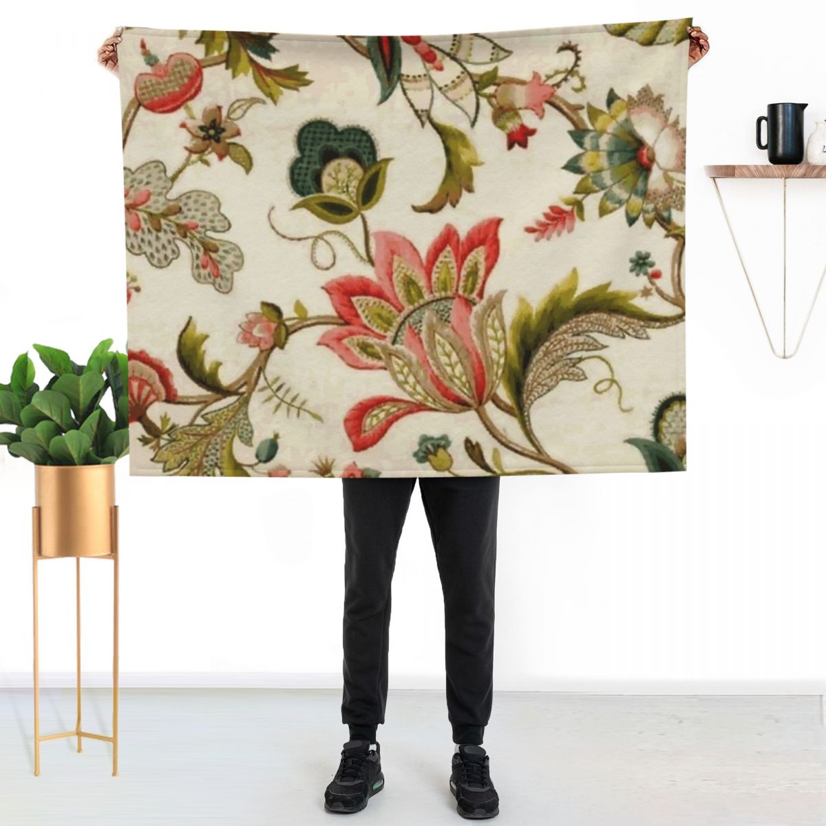 Manta Decorativa com Padrão de - Embroidery Vector avaliação e preço