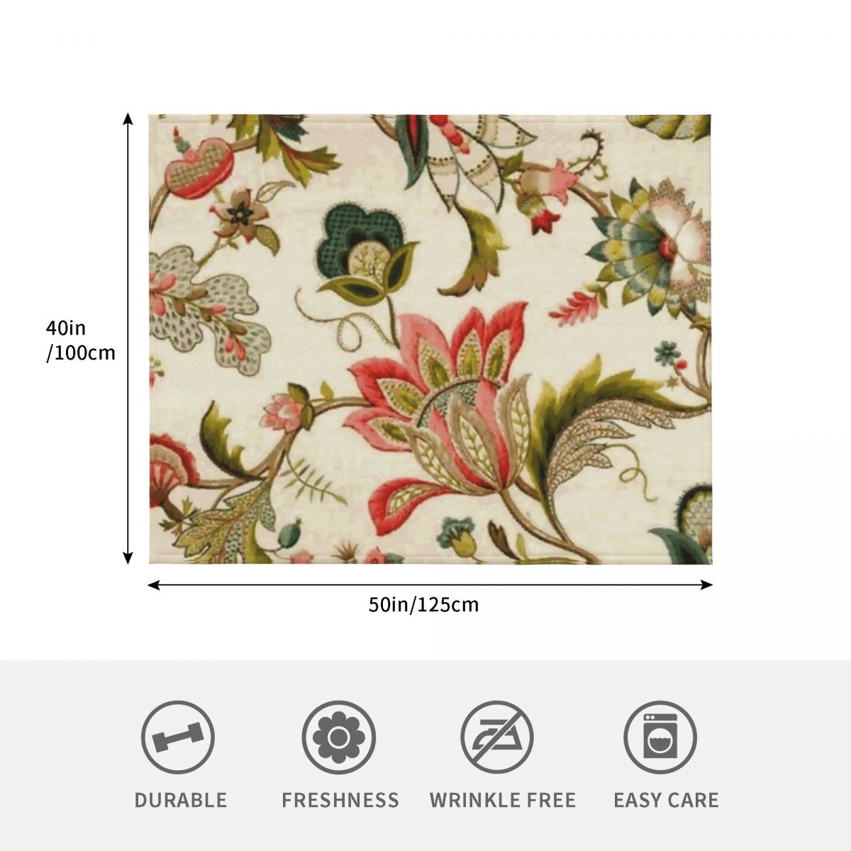 Manta Decorativa com Padrão de - Embroidery Vector avaliação e preço