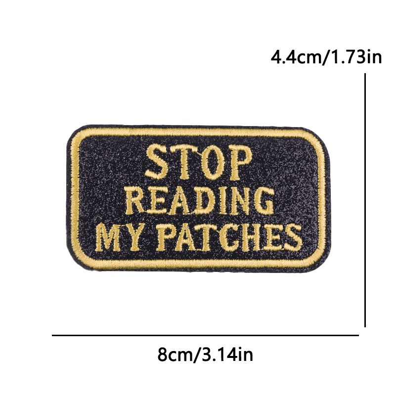 Patches de Glitter com Letras  - Embroidery Design 3D avaliação e preço