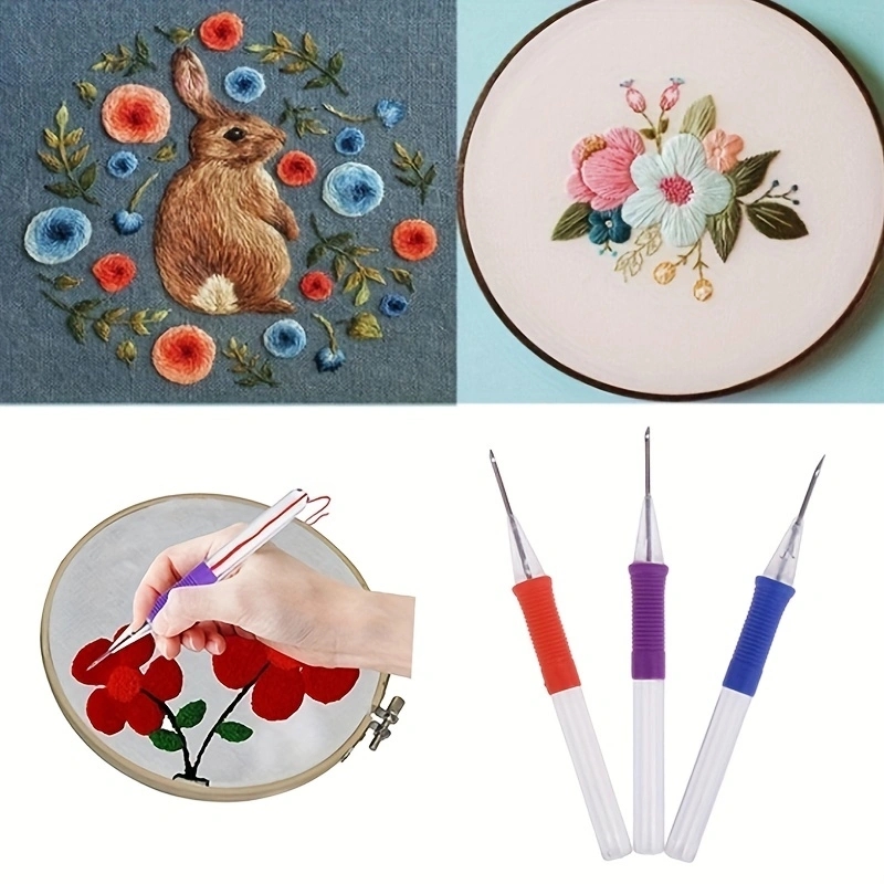 Caneta de ponto cruz diy canet - Punch Needle Handle avaliação e preço