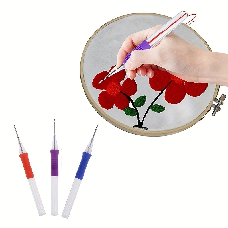 Caneta de ponto cruz diy canet - Punch Needle Handle avaliação e preço