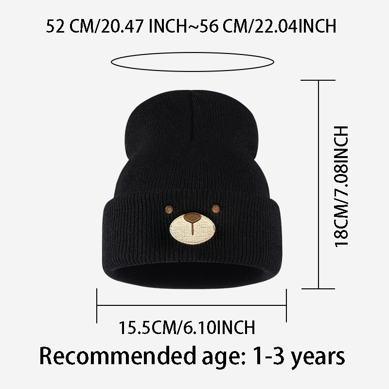 Gorro de Tricô Encantador para - Embroidery Letter avaliação e preço