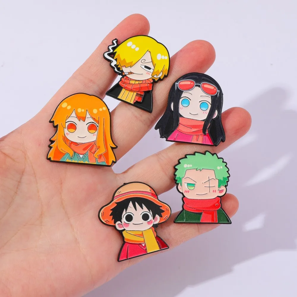5 Peças Broche de Anime Fofo e - Embroidery Tulle avaliação e preço