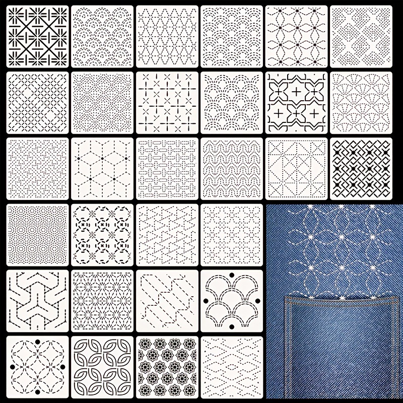 30 peças modelos de bordado di - Embroidery Yarn avaliação e preço