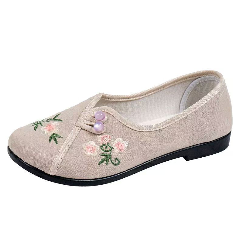 Sapatos femininos estilo chinê - Embroidery Fabric avaliação e preço