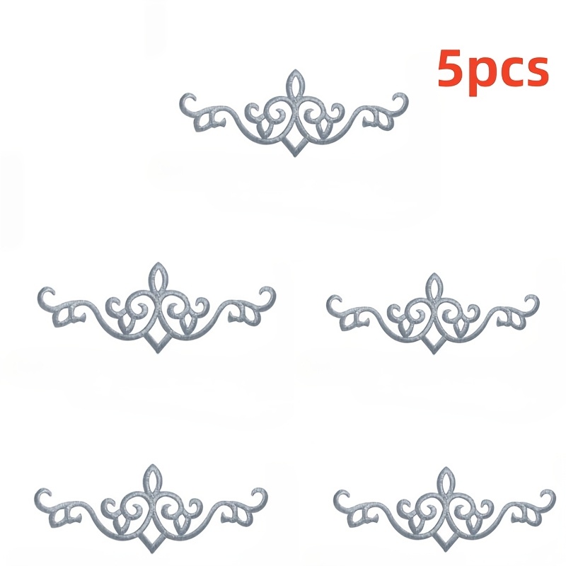 5 peças de patches de tecido b - Embroidery Meaning avaliação e preço