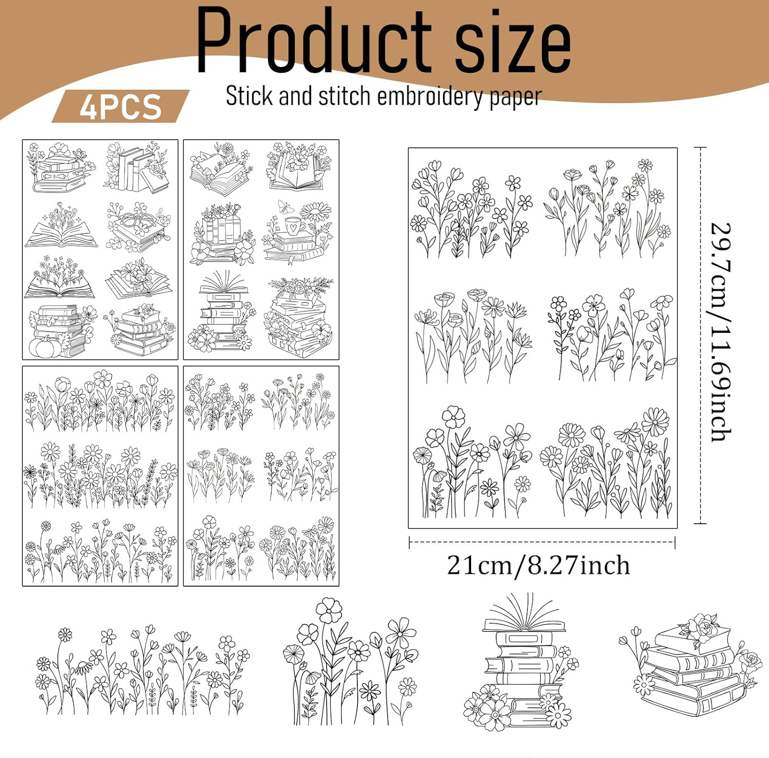 Papel Pré-Imprimido para Padrõ - Embroidery Meaning avaliação e preço