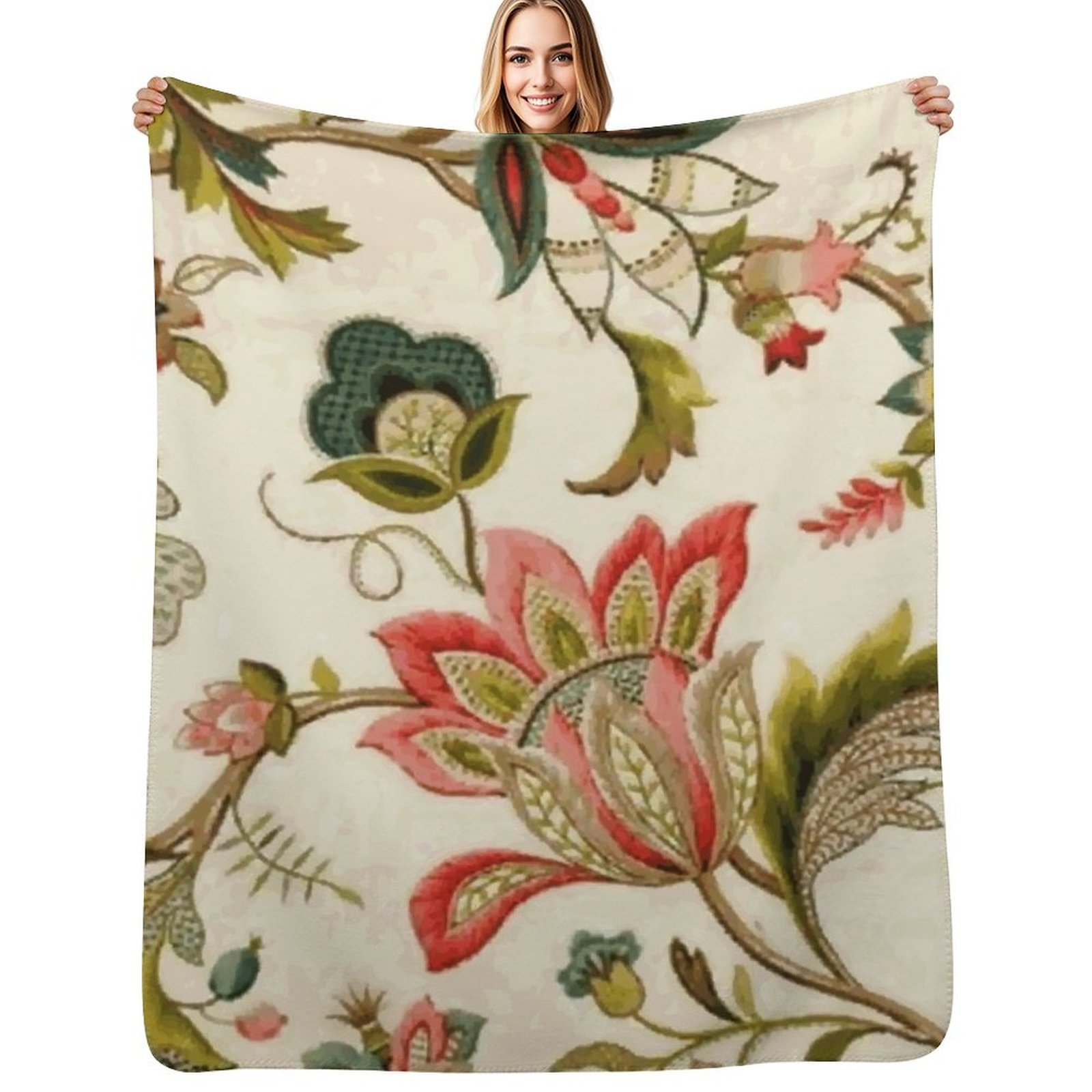 Manta Decorativa com Padrão de - Embroidery Vector avaliação e preço