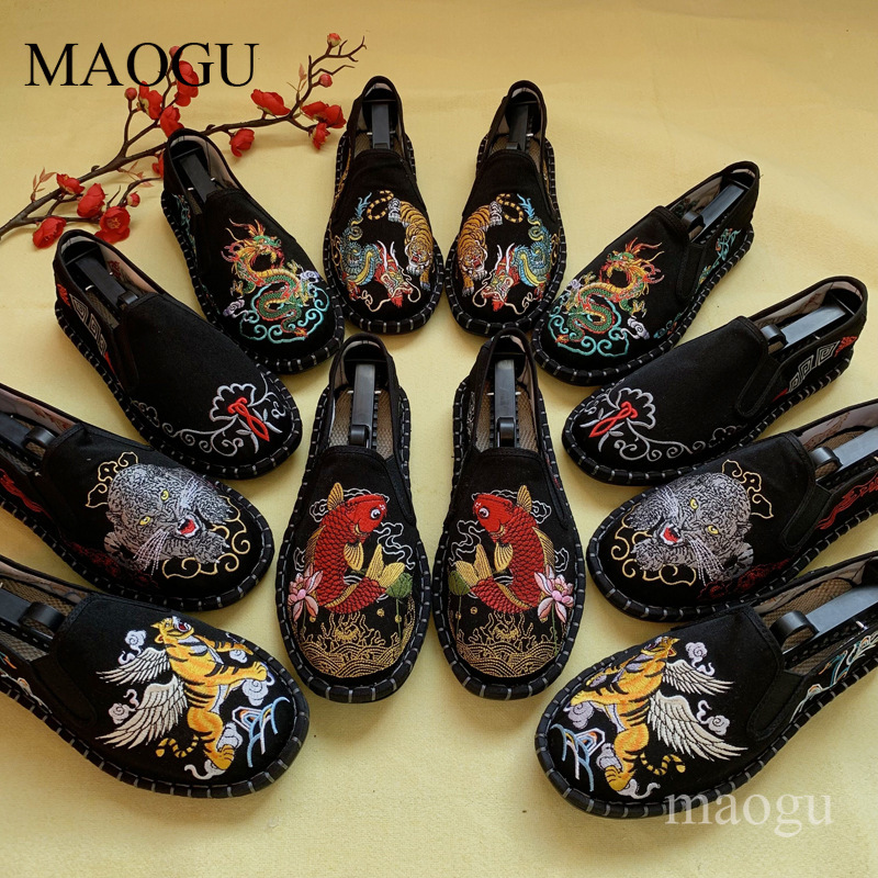 Sapatos Slip-On Unissex Estilo - Embroidery Fabric avaliação e preço