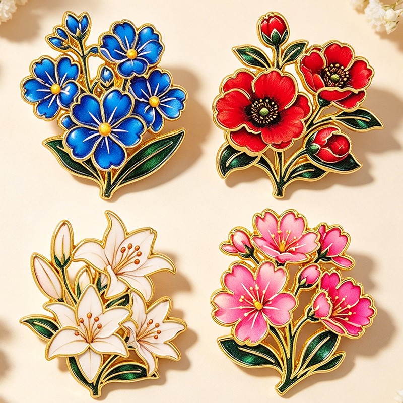 Broche Esmaltado Vintage Fofo  - Embroidery Tulle avaliação e preço