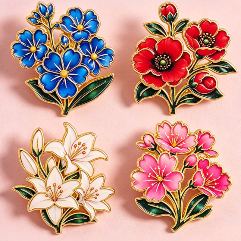 Broche Esmaltado Vintage Fofo  - Embroidery Tulle avaliação e preço
