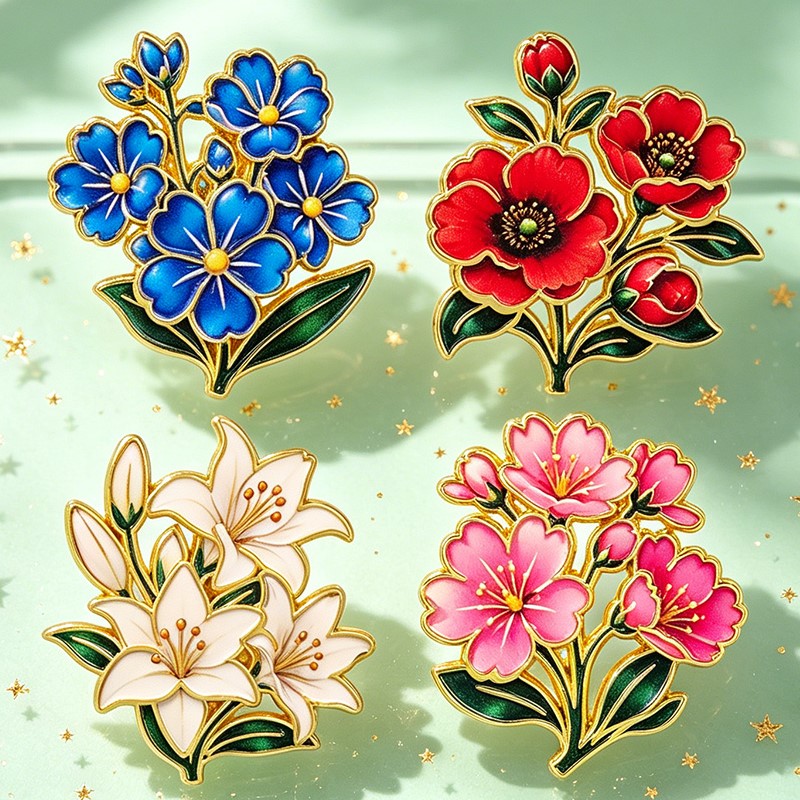 Broche Esmaltado Vintage Fofo  - Embroidery Tulle avaliação e preço