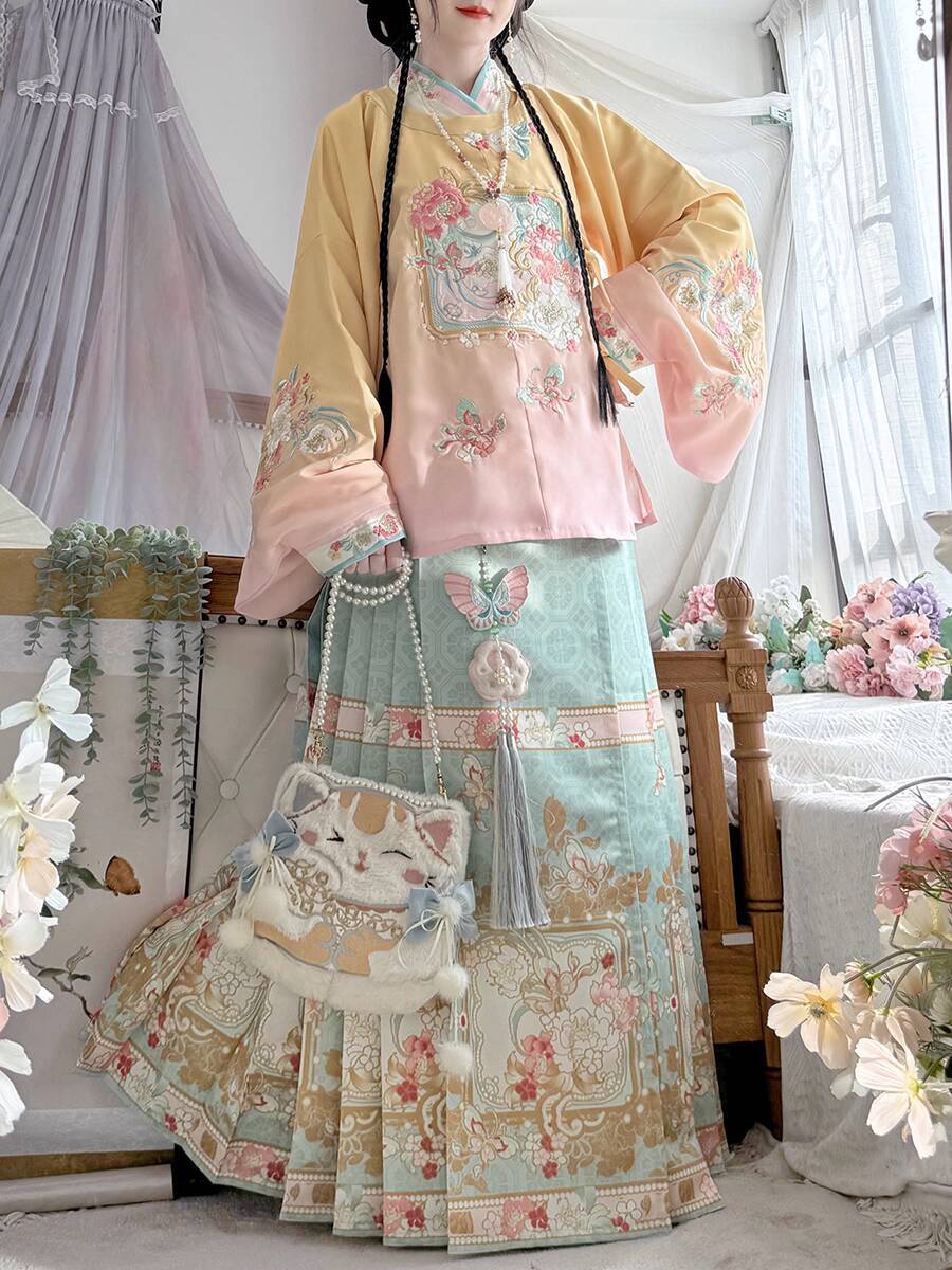 Novo hanfu feminino sistema mi - Embroidery Horse avaliação e preço