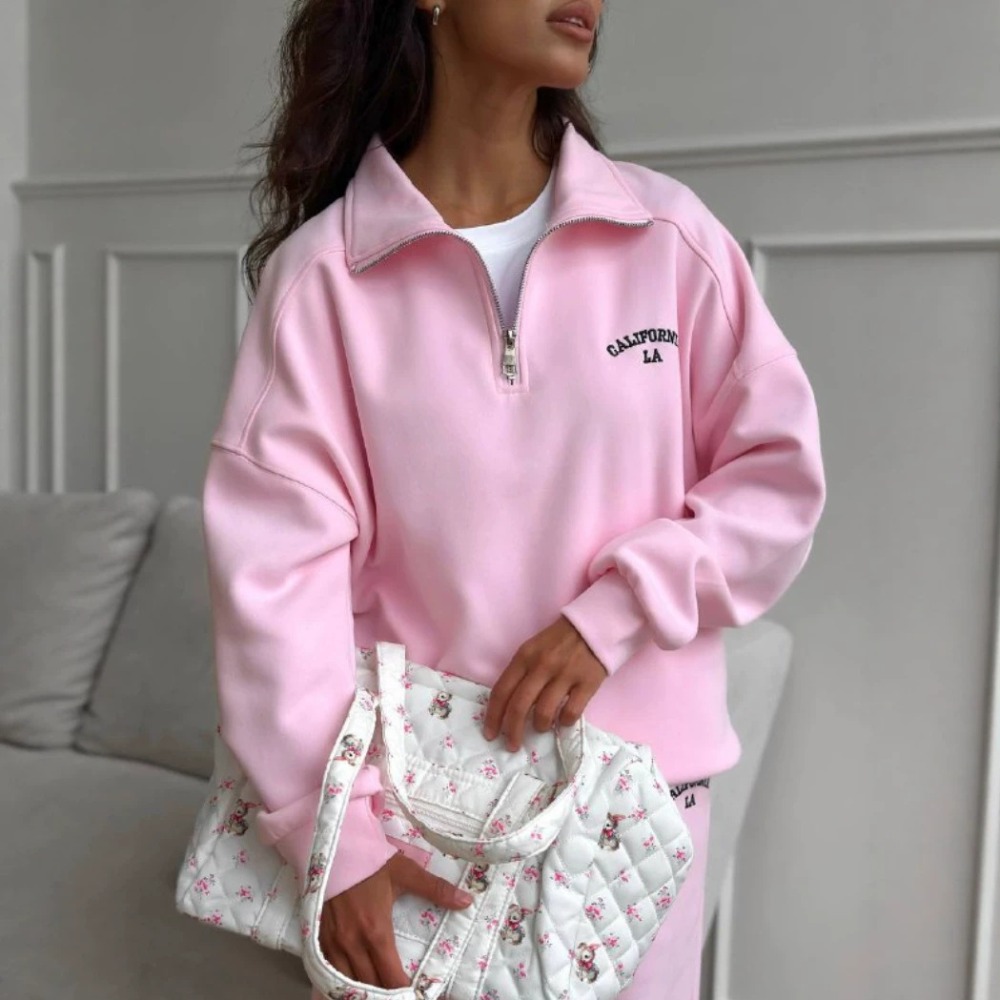 Conjunto de Moletom com Letras - Embroidery Letter avaliação e preço