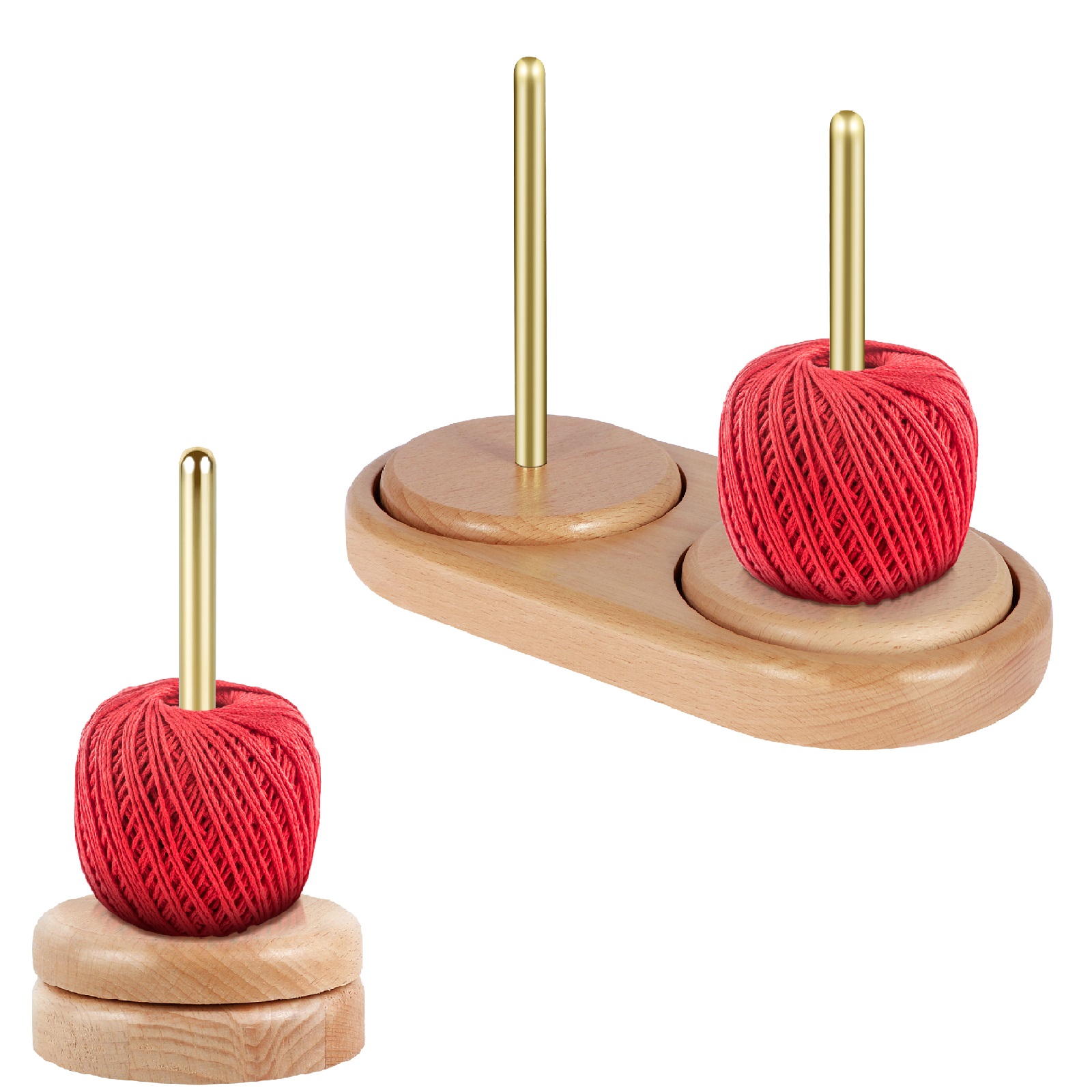 Suporte de bola de fio rotativ - Embroidery Yarn avaliação e preço
